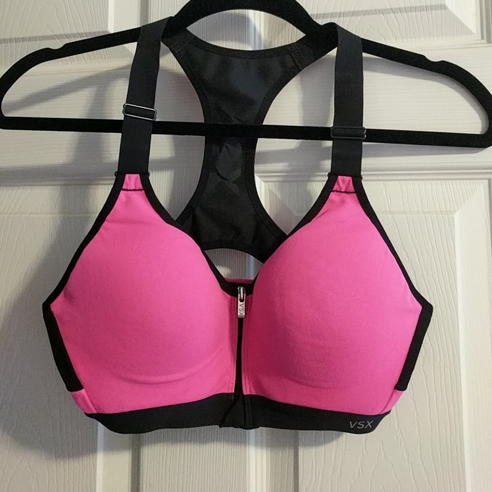 Victoria's Secret zip front sports Bra 34B